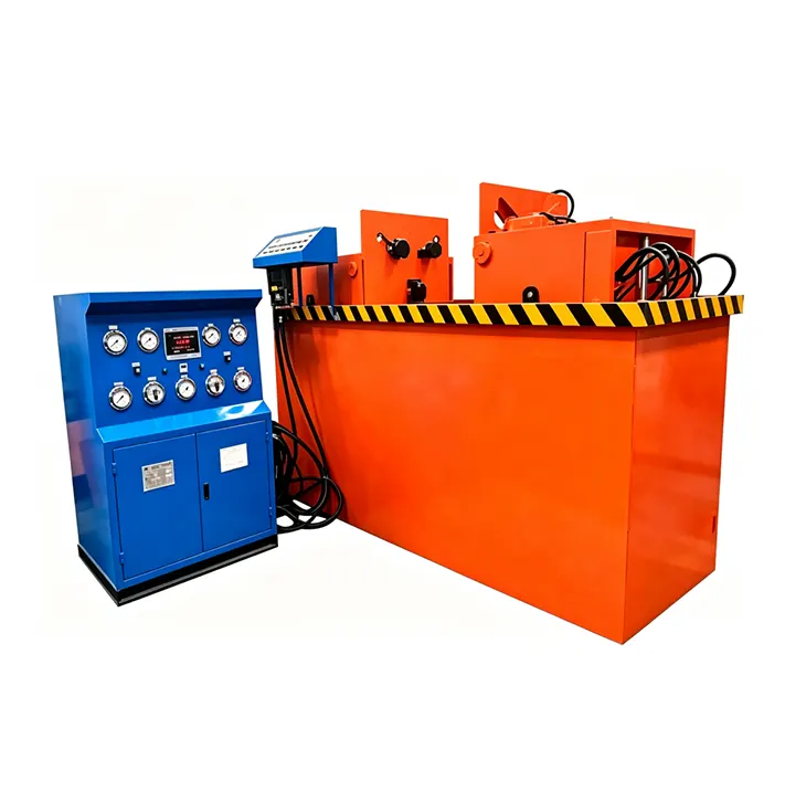 DN80-DN300 منضدة اختبار صمام الفك الهيدروليكي الأفقي المتوسط